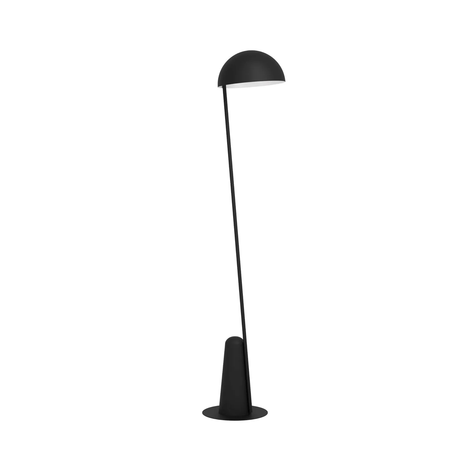 Piantana Aranzola, luce in basso, nero