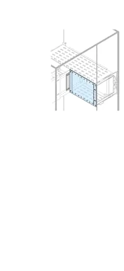 Piastra ABB PCVS per Schede modulari - System Pro E Power, 40 x 590 x 15mm