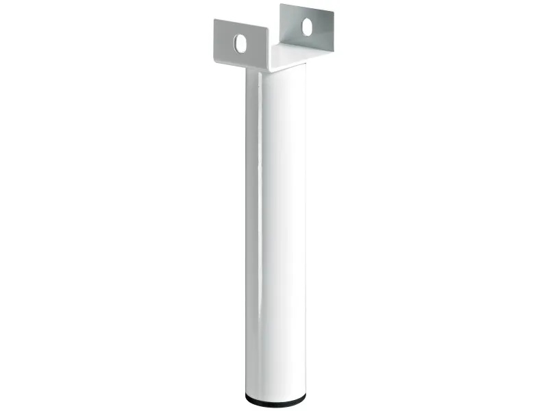 Piede per letto Hettich Ø 38x250 mm bianco