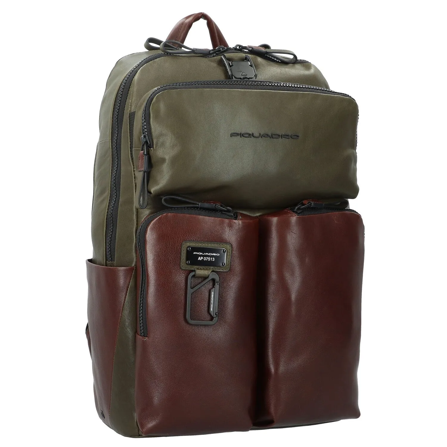 Piquadro Harper Zaino in pelle 48 cm Scomparto per computer portatile