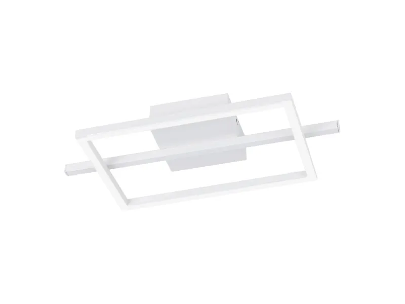Plafoniera LED Amandolo 1900 lm CCT 40x20 cm bianca
