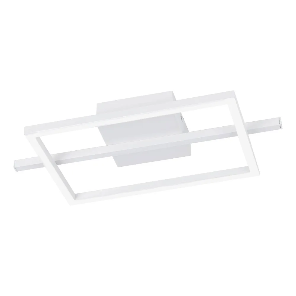 Plafoniera LED Amandolo 1900 lm CCT 40x20 cm bianca