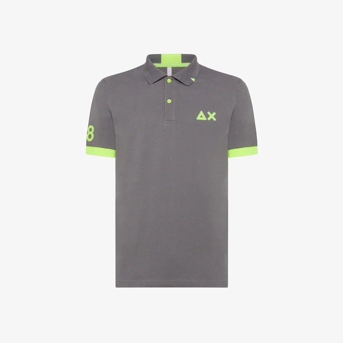 POLO LOGO FLUO S/S INCHIOSTRO