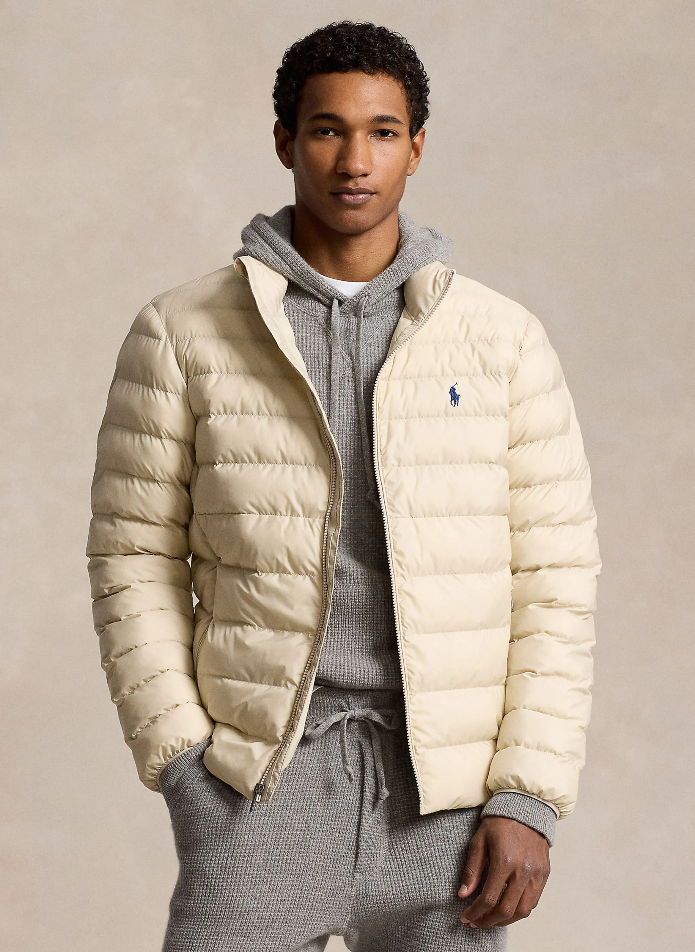  POLO RALPH LAUREN   Piumino a collo alto | Beige