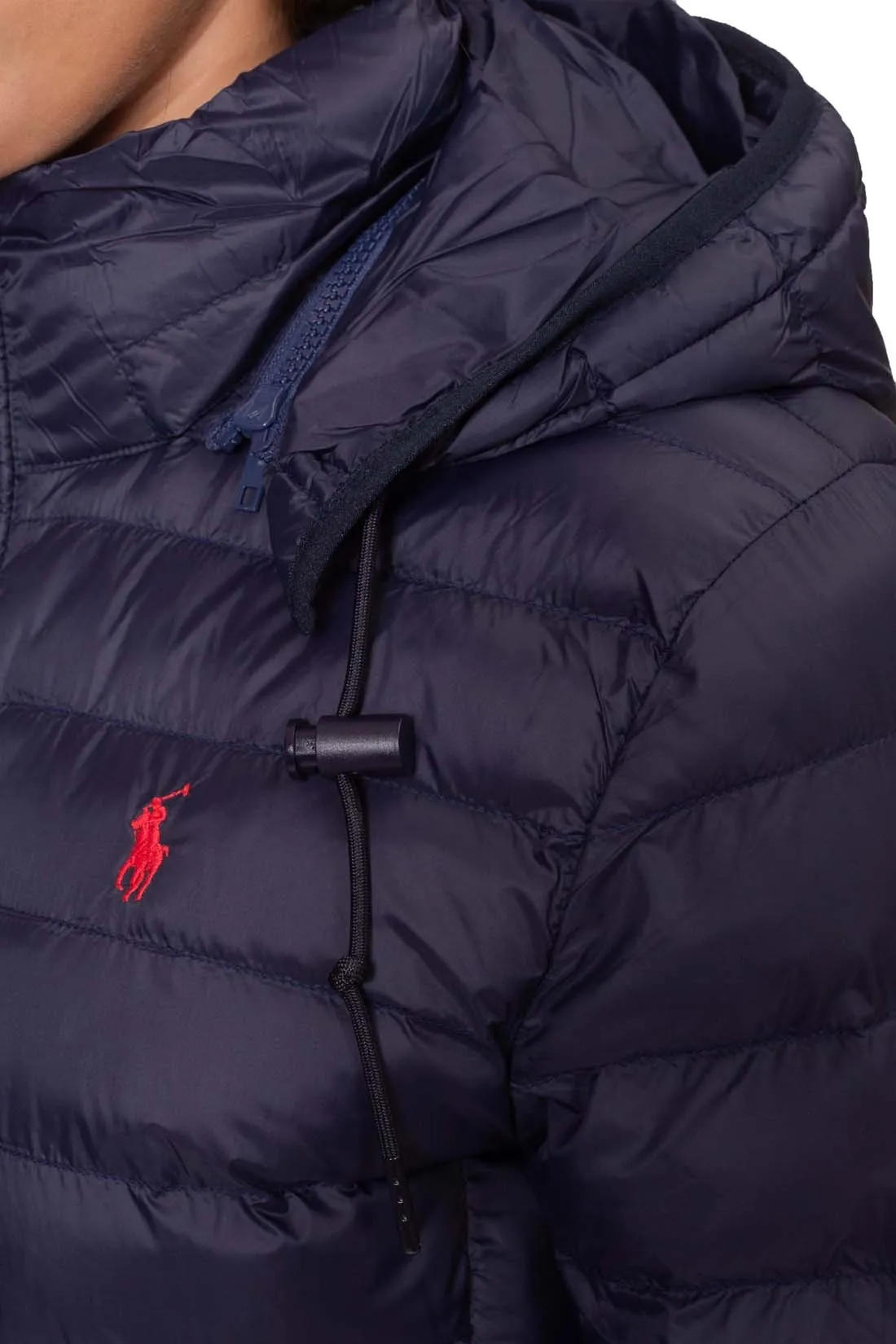 POLO RALPH LAUREN Piumino donna con cappuccio rimovibile