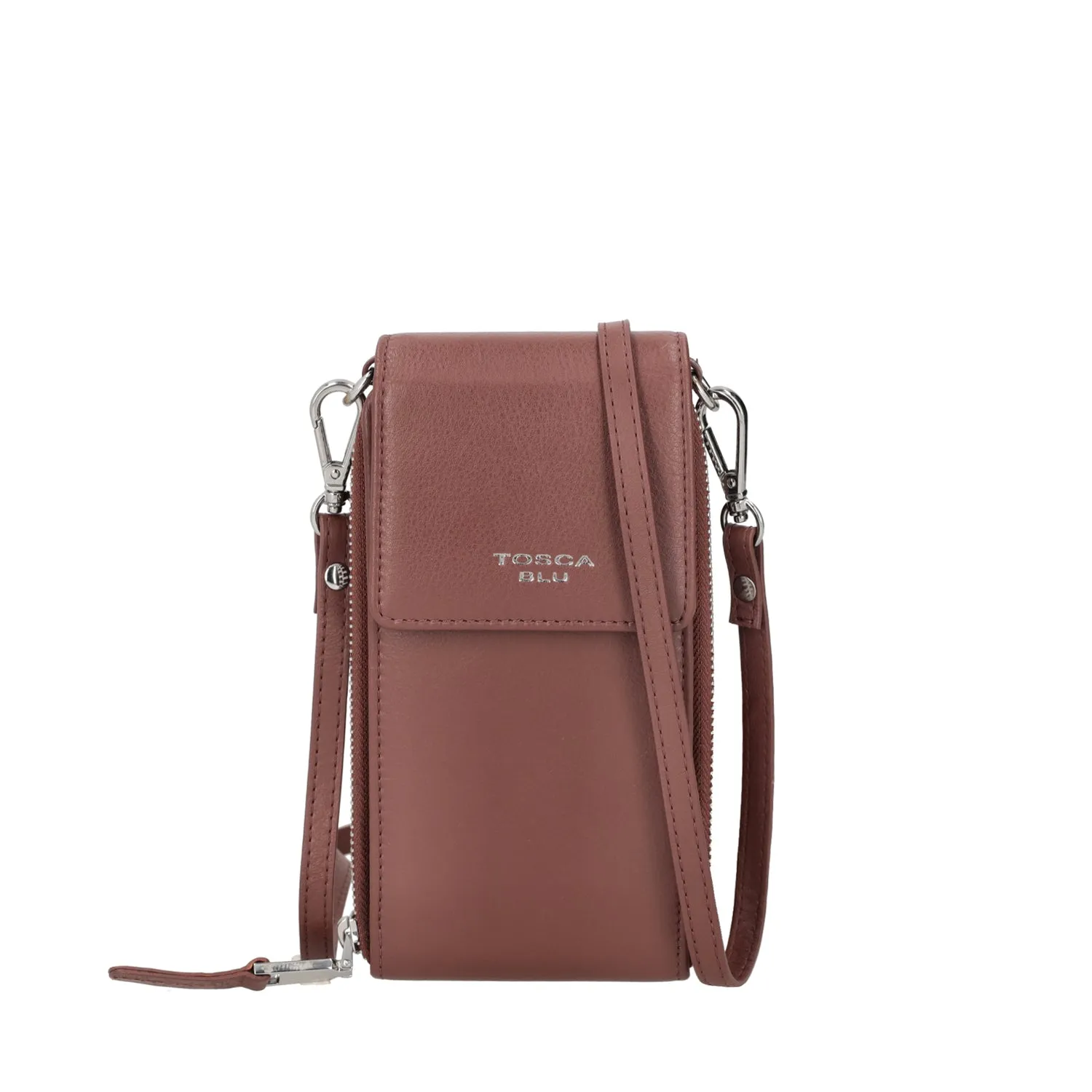     PORTA CELLULARE CON TRACOLLA COLORE MARRONE  