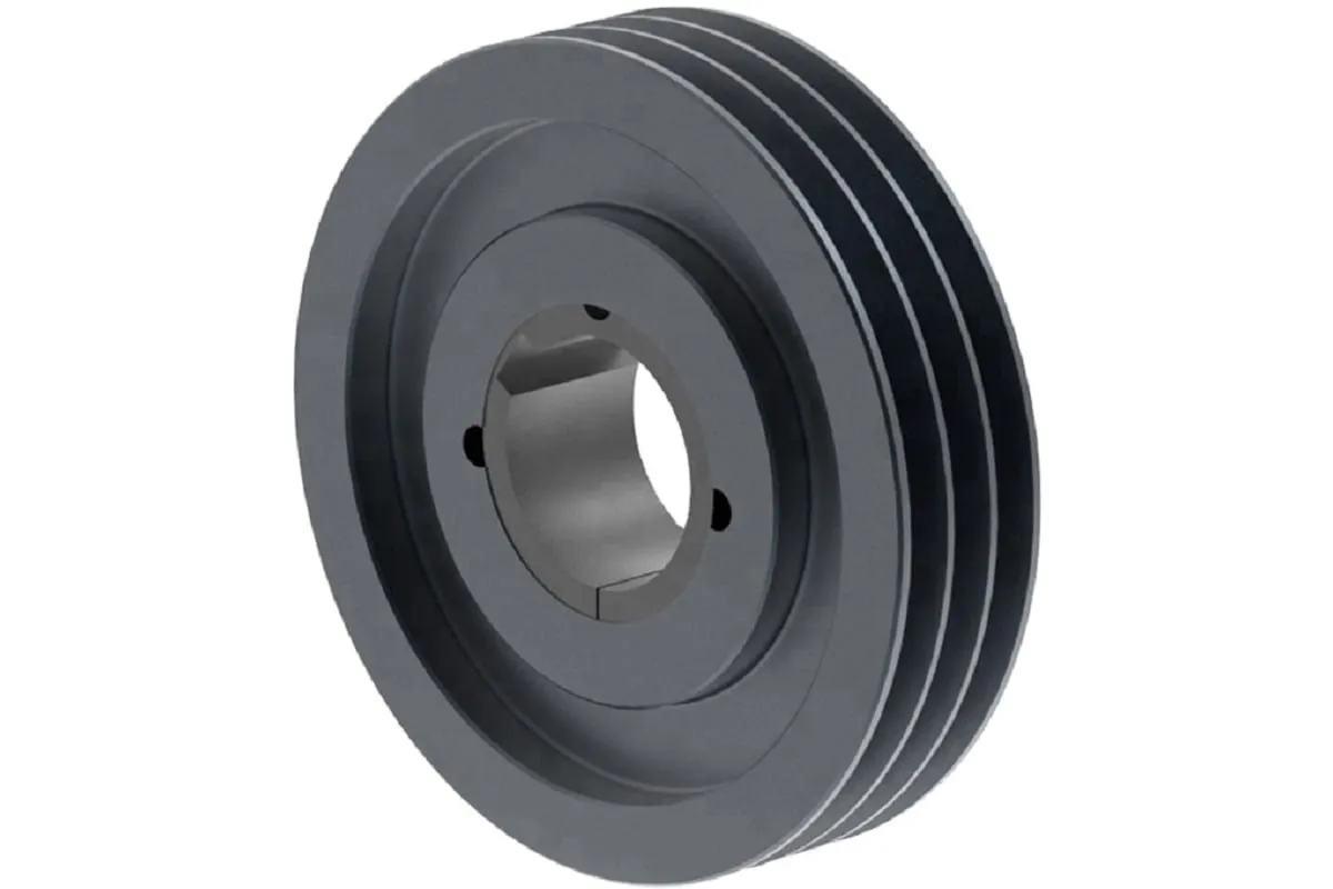 Puleggia per cinghie a V OPTIBELT, 3 denti, foro 55mm, in Ghisa