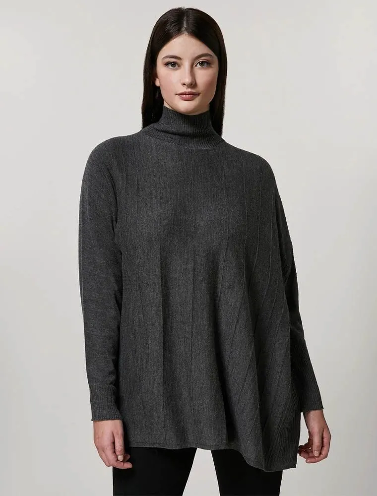 Pullover Manica Lunga Persona - Piombo