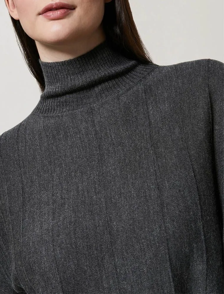 Pullover Manica Lunga Persona - Piombo