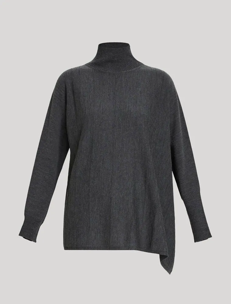 Pullover Manica Lunga Persona - Piombo