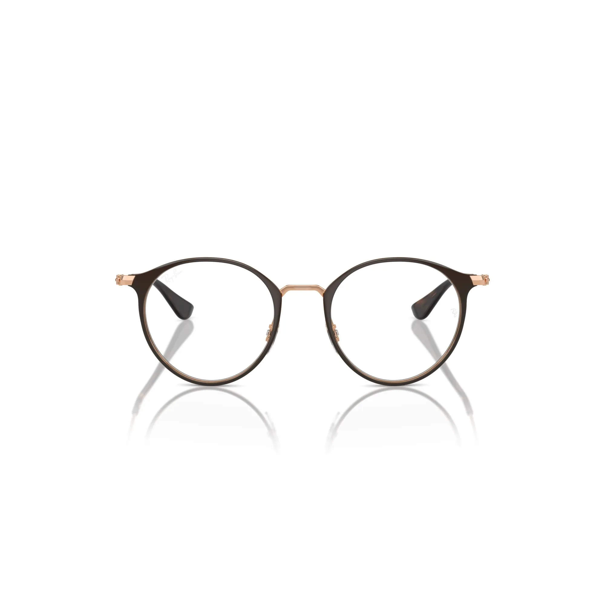   Ray-Ban Junior RY 1053 - 4092 Marrone Su Oro Rosa | Occhiale Da Vista Bambino Unisex 