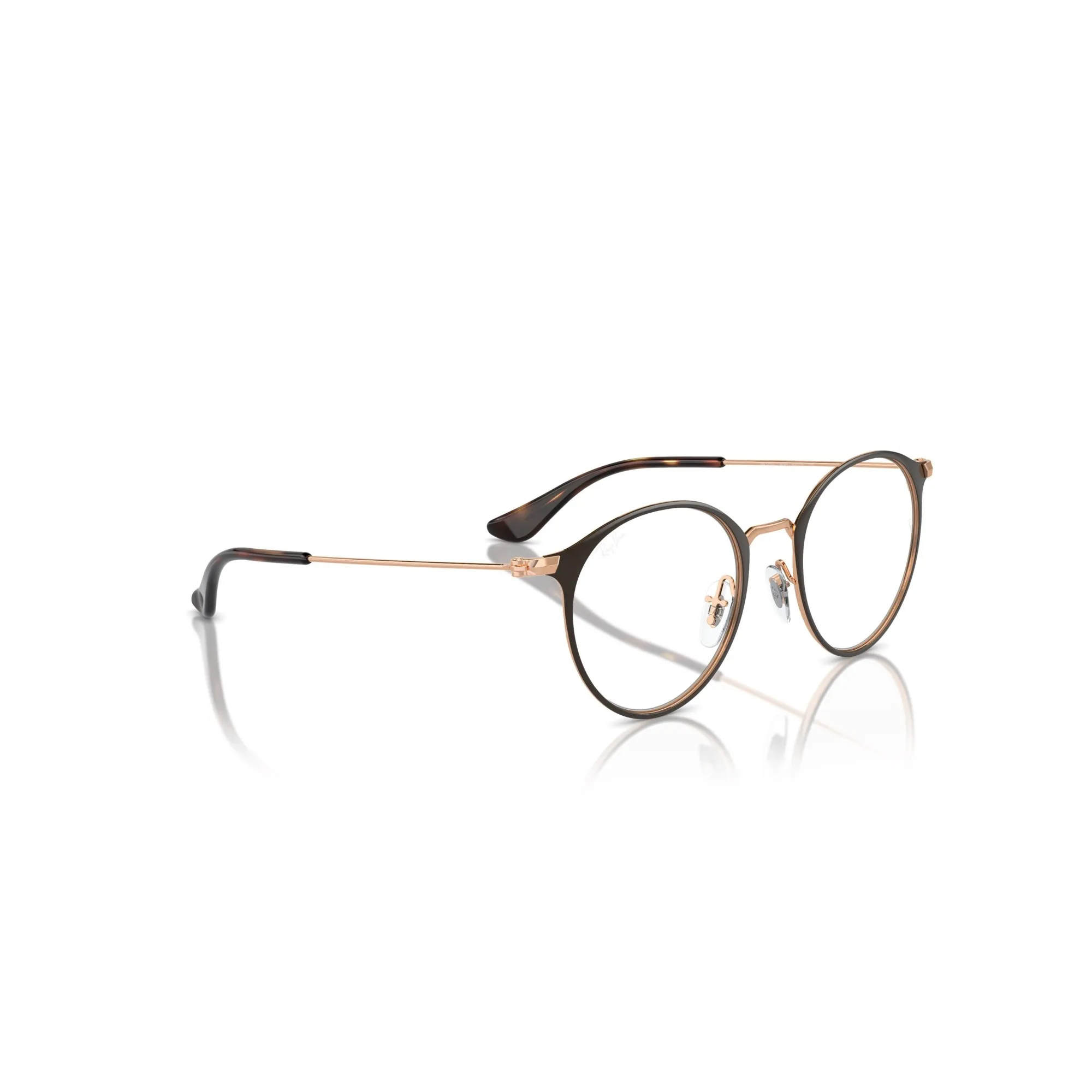   Ray-Ban Junior RY 1053 - 4092 Marrone Su Oro Rosa | Occhiale Da Vista Bambino Unisex 