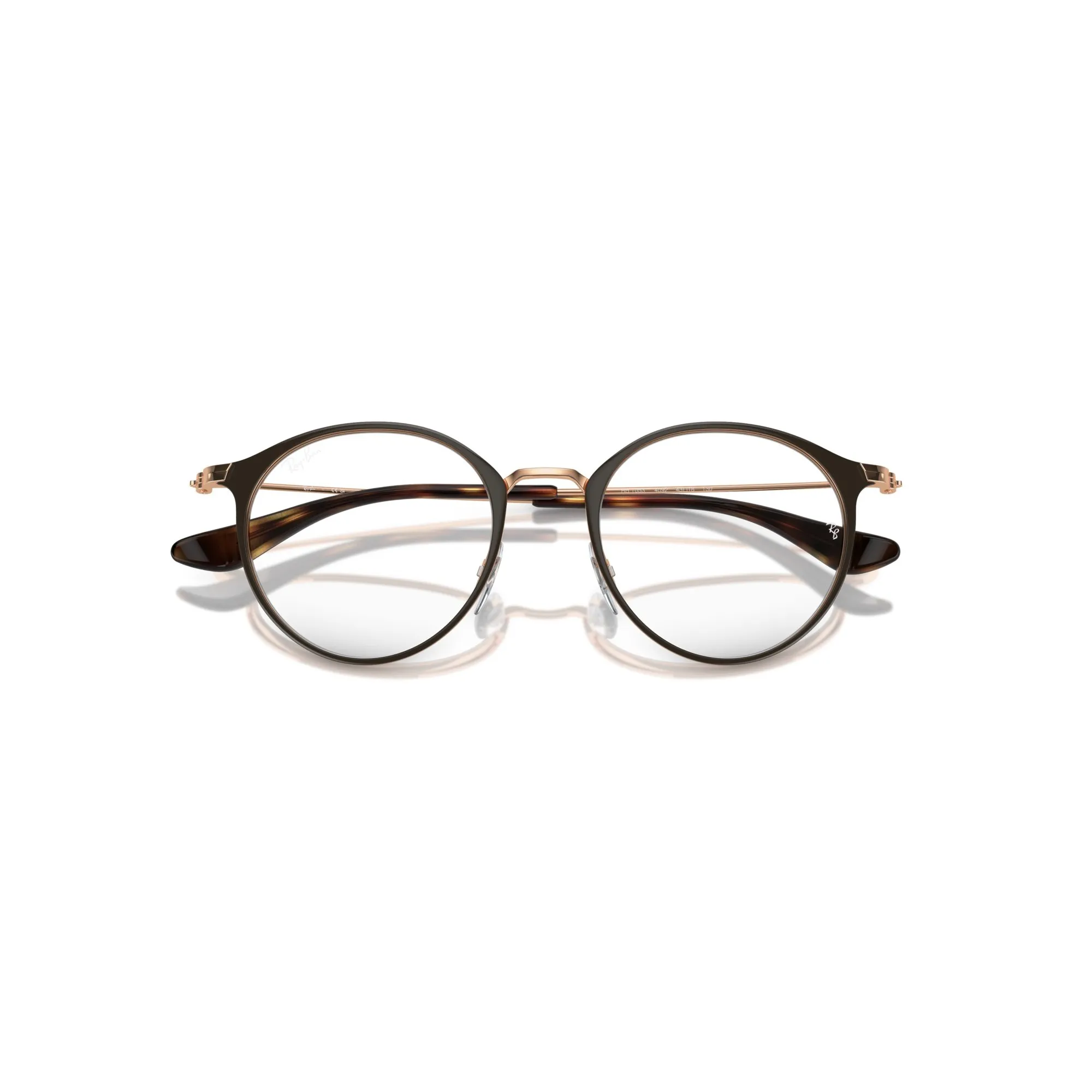   Ray-Ban Junior RY 1053 - 4092 Marrone Su Oro Rosa | Occhiale Da Vista Bambino Unisex 
