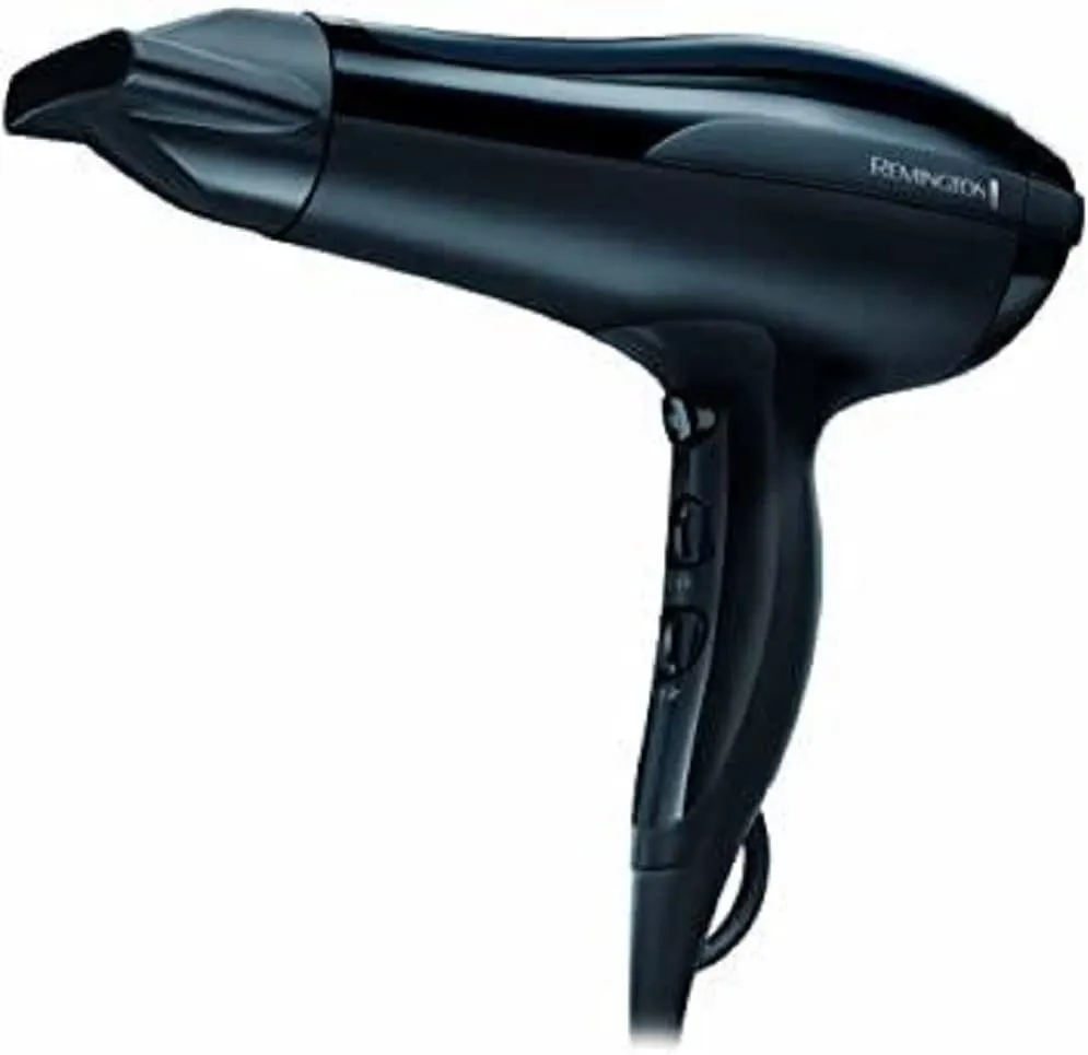 Remington Asciugacapelli, Phon con griglia Ionica in ceramica, Antistatico, 3 velocità/temperature, 2200W, Colpo d'aria fredda, 