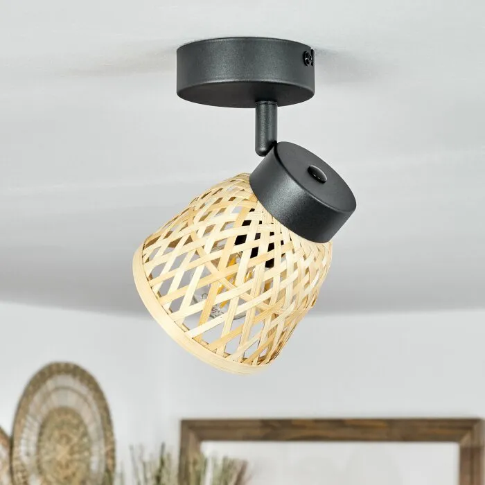Rombarral Plafoniera Nero, 1-Luce