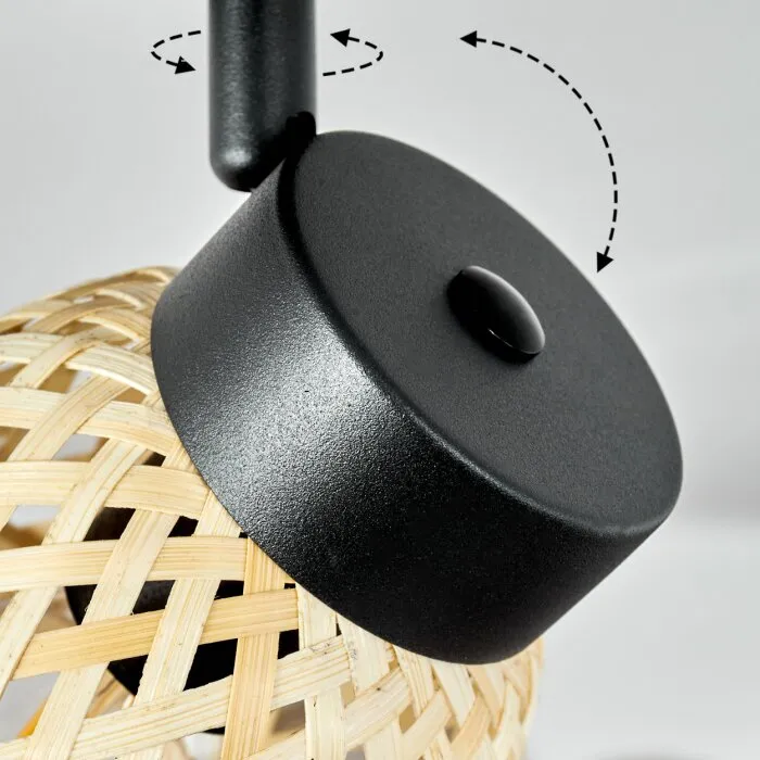 Rombarral Plafoniera Nero, 1-Luce