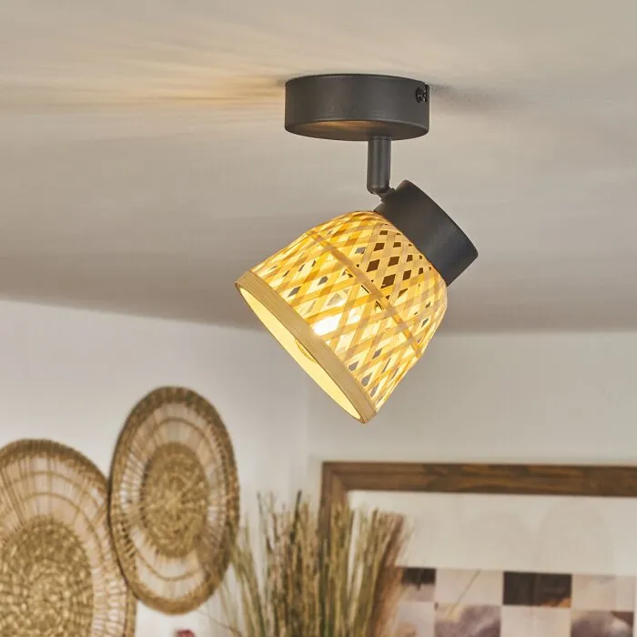 Rombarral Plafoniera Nero, 1-Luce