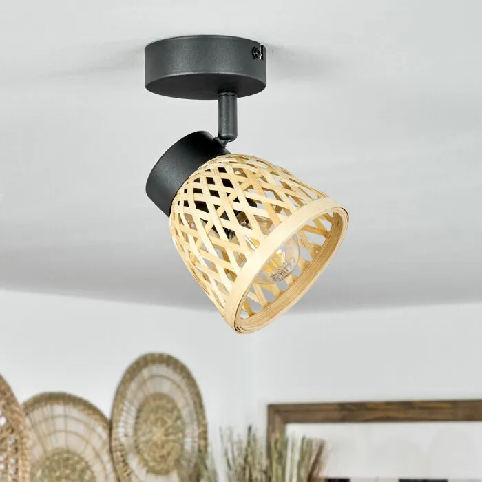 Rombarral Plafoniera Nero, 1-Luce