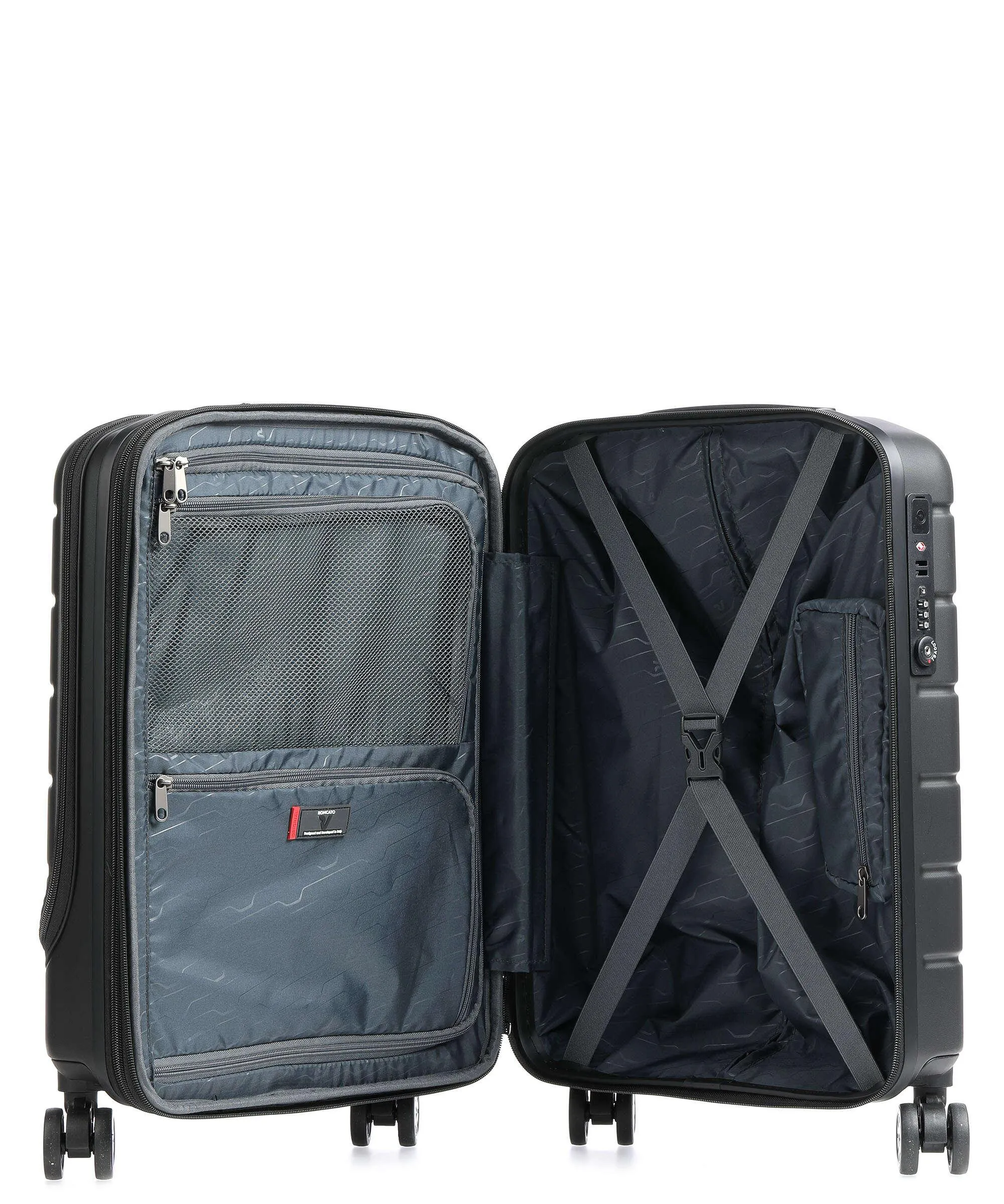  Roncato Biz 4.0 Valigia trolley (4 ruote) nero 55 cm  
