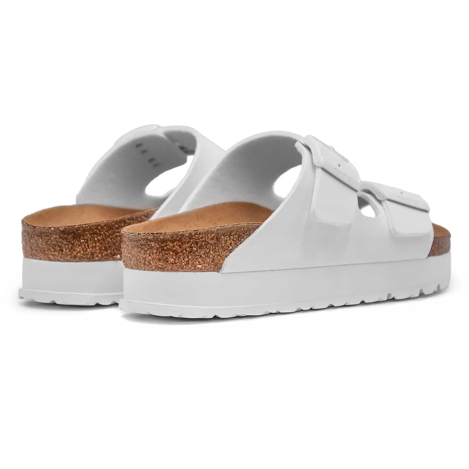 Sandali Arizona Pap Papillio Bianco Con Fibbie In Coordinato Donna