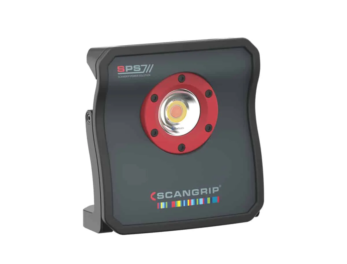 SCANGRIP - Lampada da lavoro a batteria con LED a colori, Modello: MULTI3