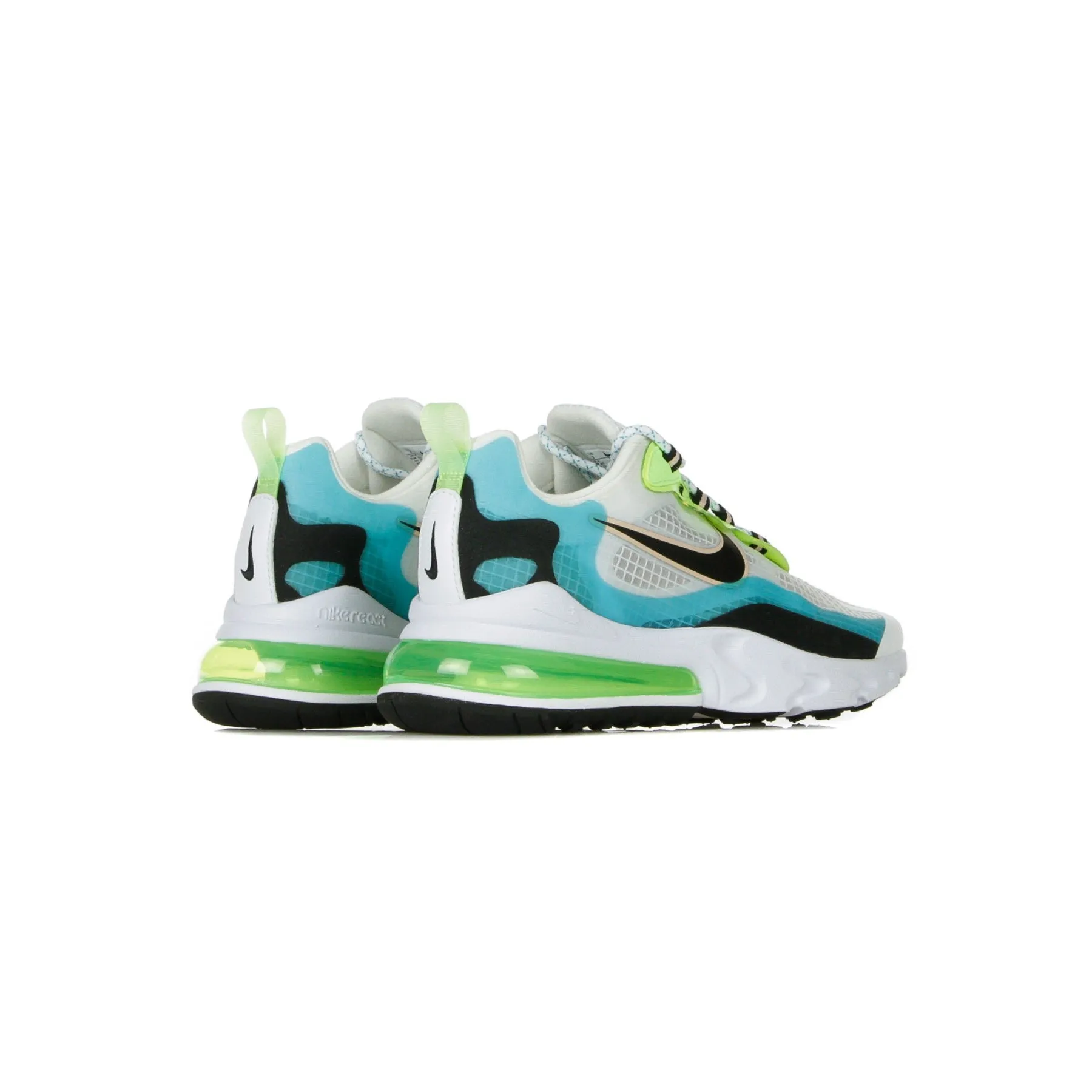 Scarpa Bassa Uomo Air Max 270 React Se Oracle Aqua/black/ghost Green