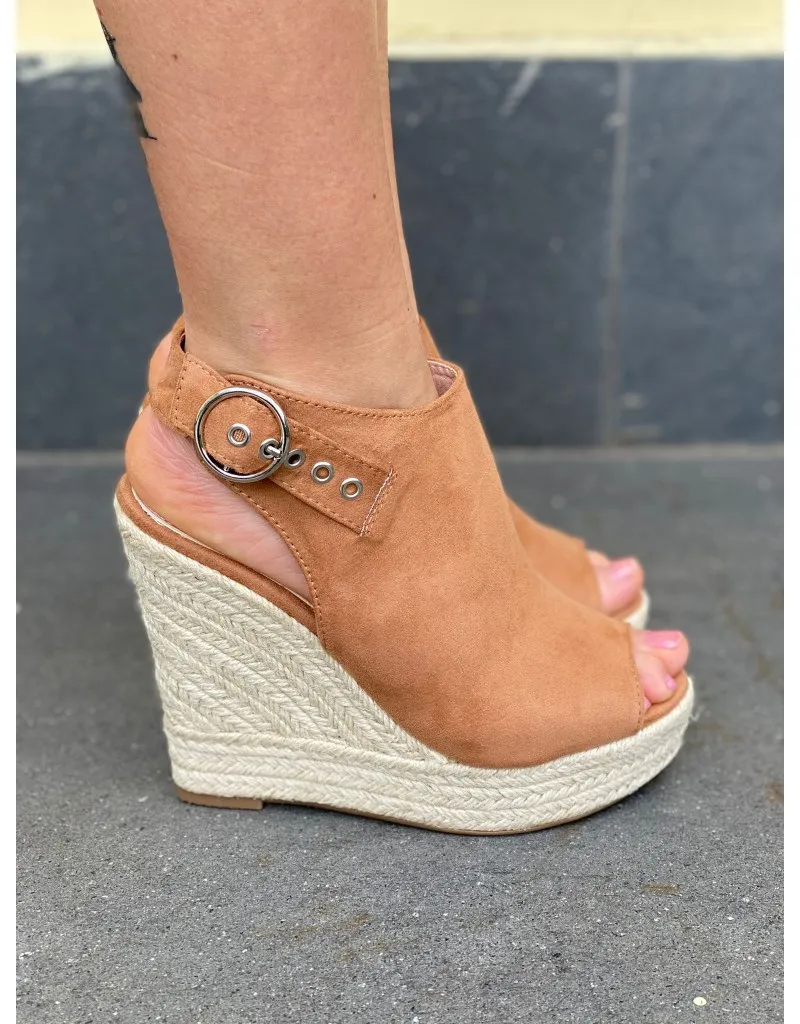 SCARPE CON ZEPPA CAMEL