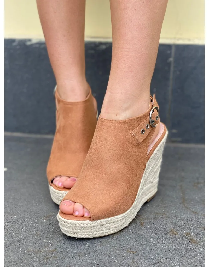 SCARPE CON ZEPPA CAMEL