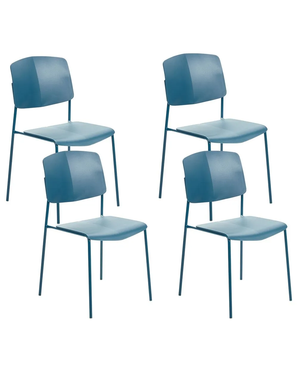 Set di 4 sedie da pranzo ASTORIA Blu