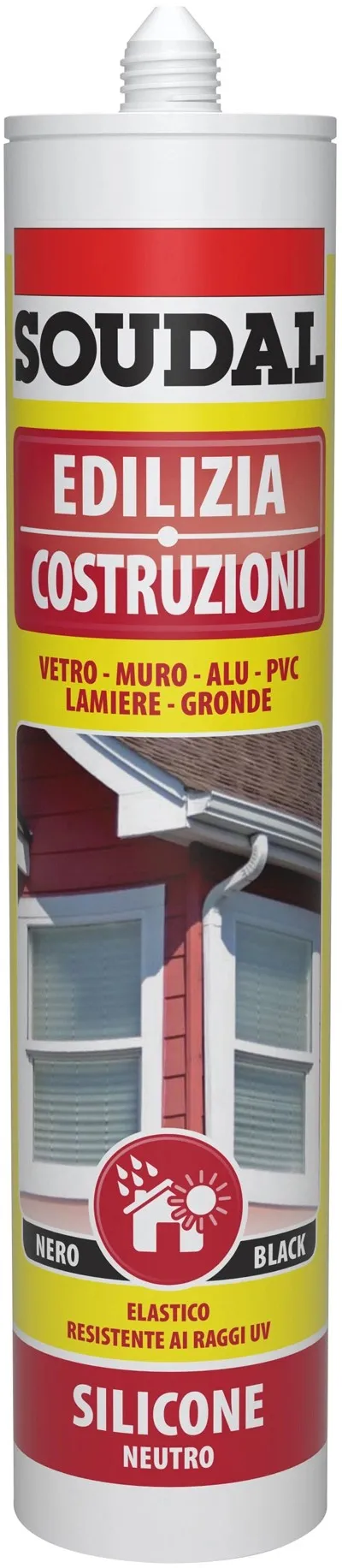 Silicone neutro per edilizia nero