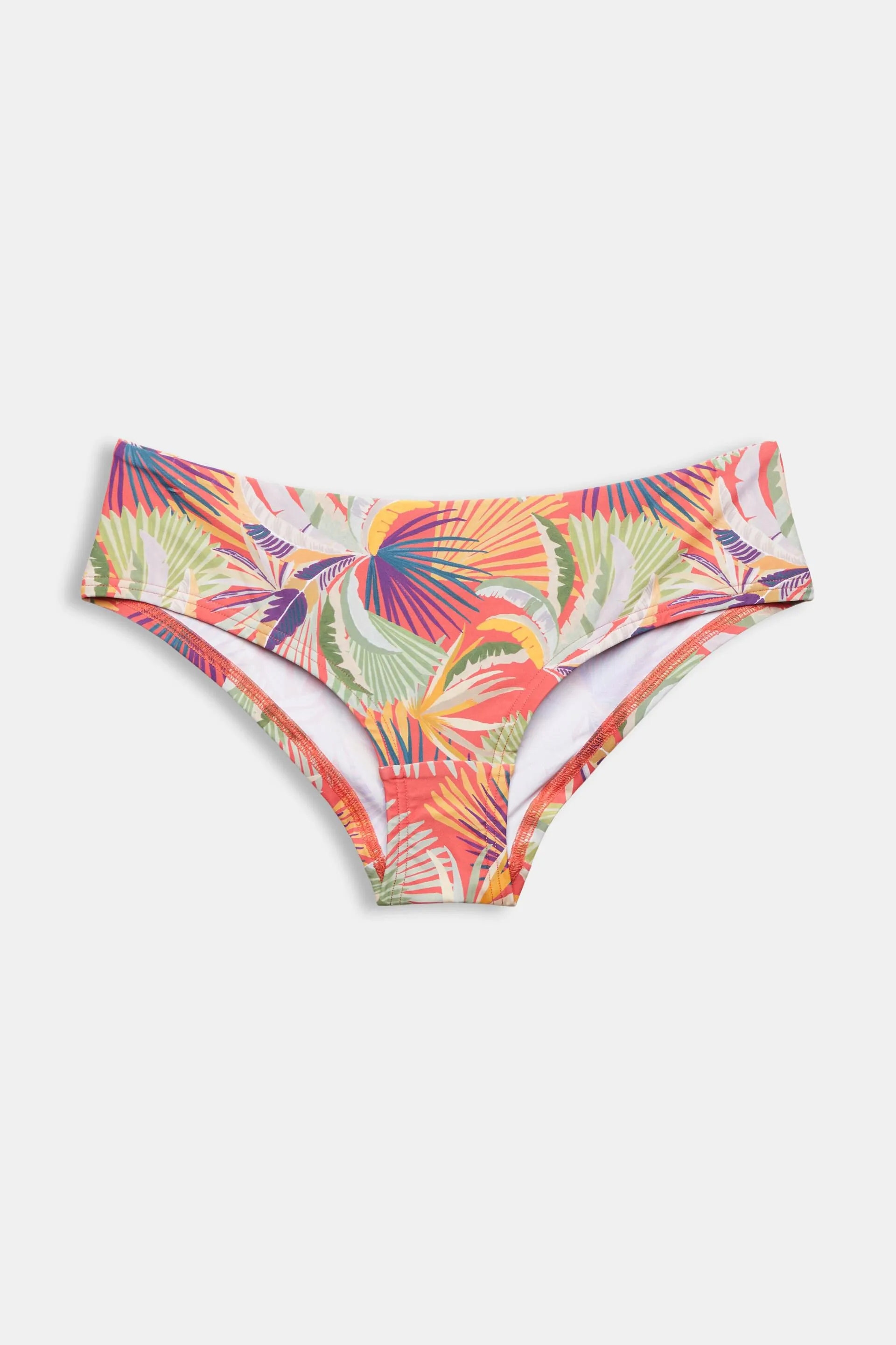 Slip da bikini a culotte a vita bassa con stampa