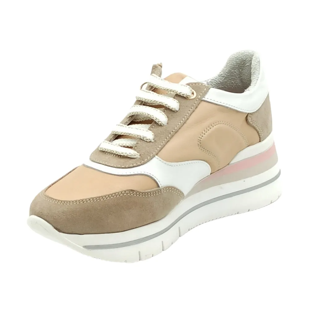 Sneaker Donna Grunland SHER SC2848-K4 Taupe-Beige