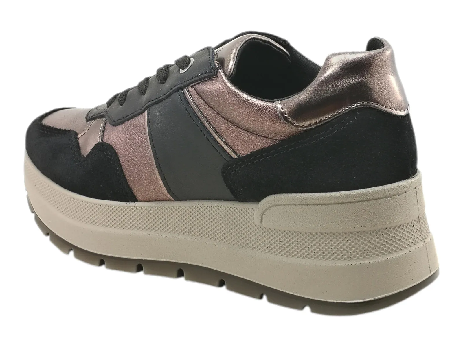   Sneakers Donna IGI&CO: tomaia in pelle e plantare estraibile  
