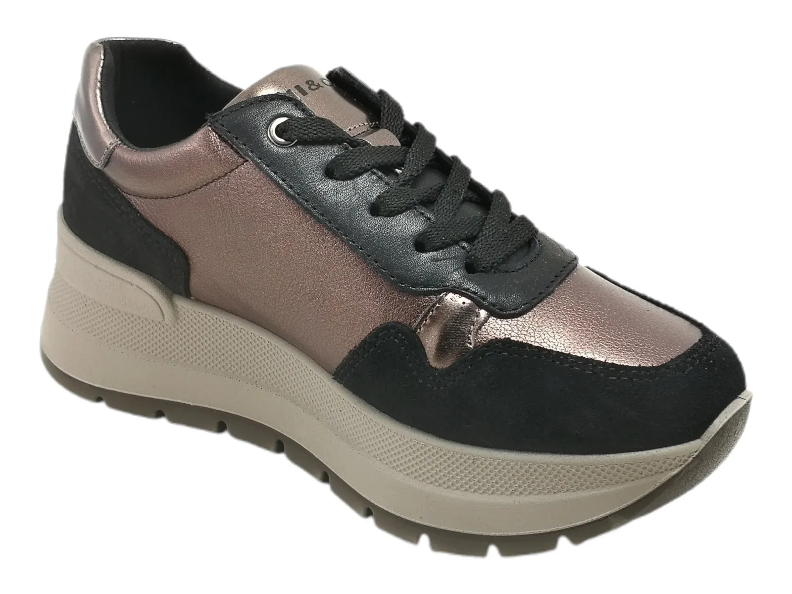   Sneakers Donna IGI&CO: tomaia in pelle e plantare estraibile  