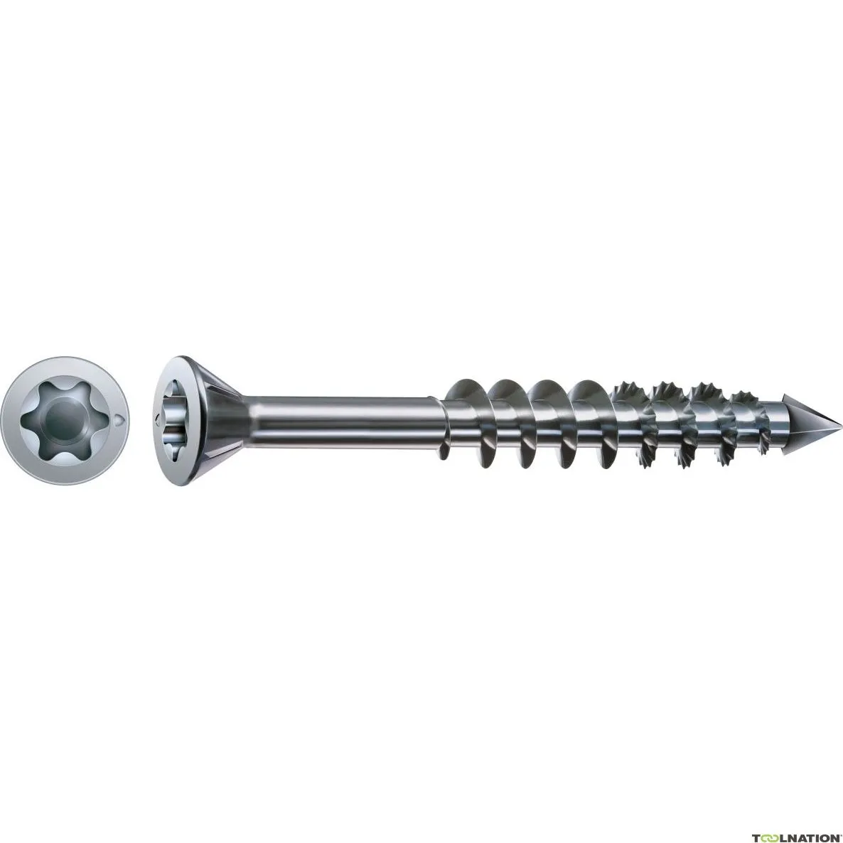 SPAX 0441010450455 Vite universale 4,5 x 45 mm, testa svasata, T-STAR PLUS T20, filettatura parziale, WIROX - 500ST