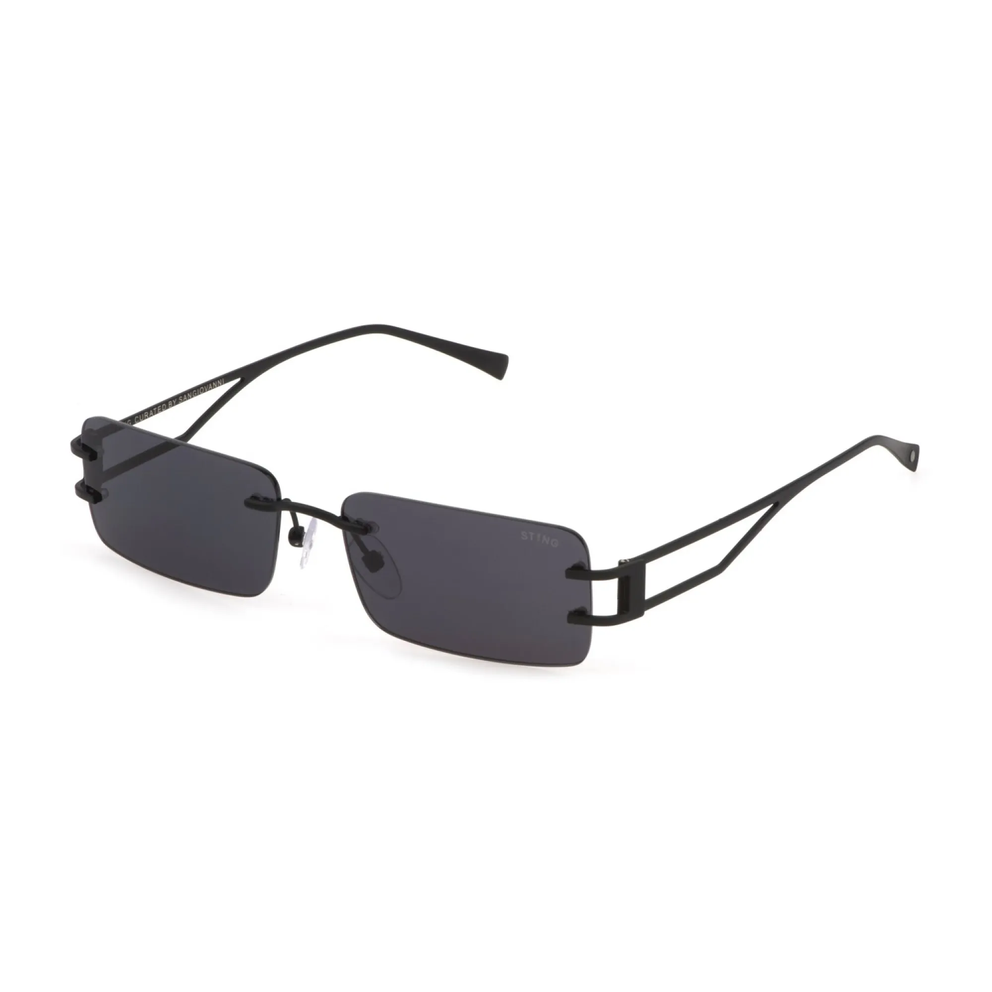   Sting SST465 Sangiovanni 0531 Nero Semilucido Totale | Occhiale Da Sole Unisex 