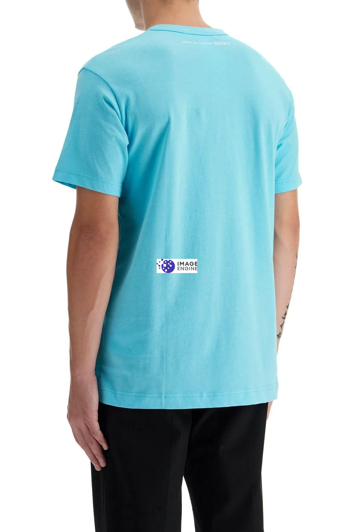 T-shirt girocollo in cotone