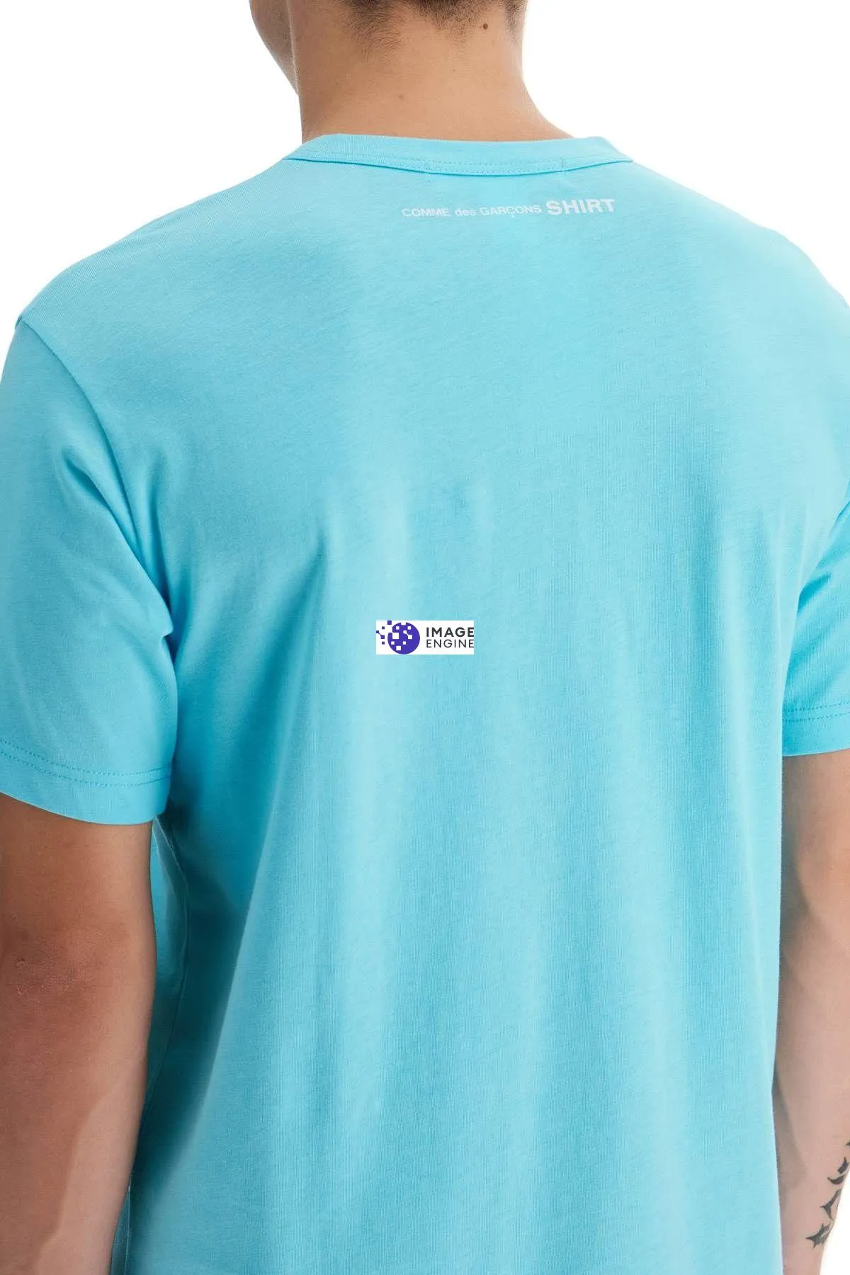 T-shirt girocollo in cotone