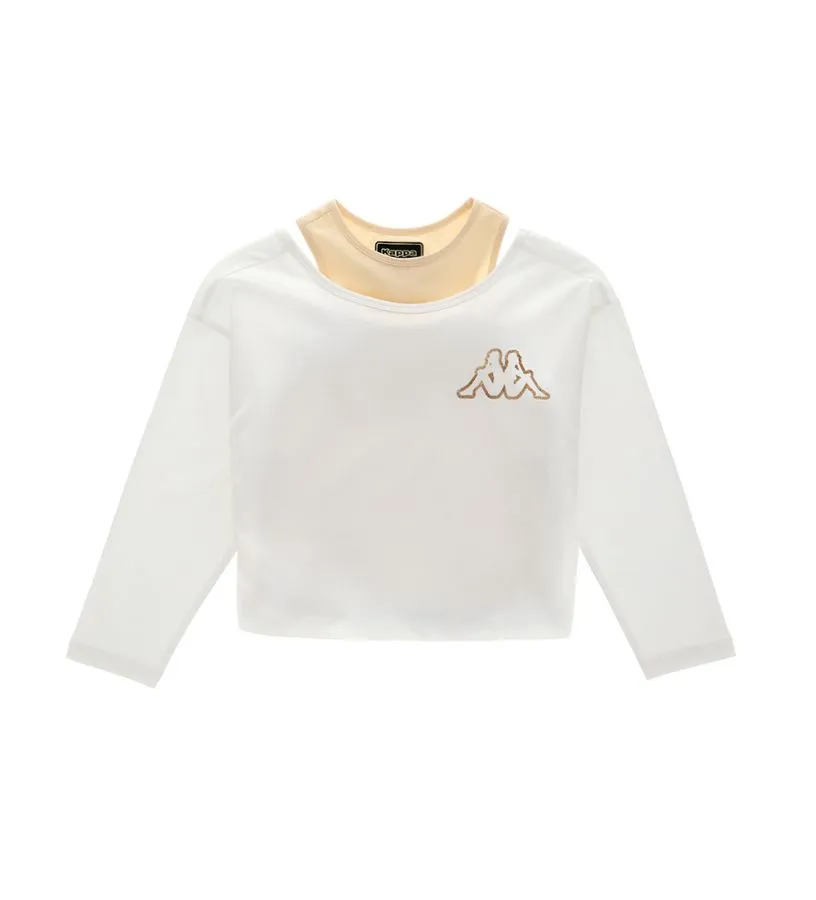 --T-shirt Kappa con glitter-
