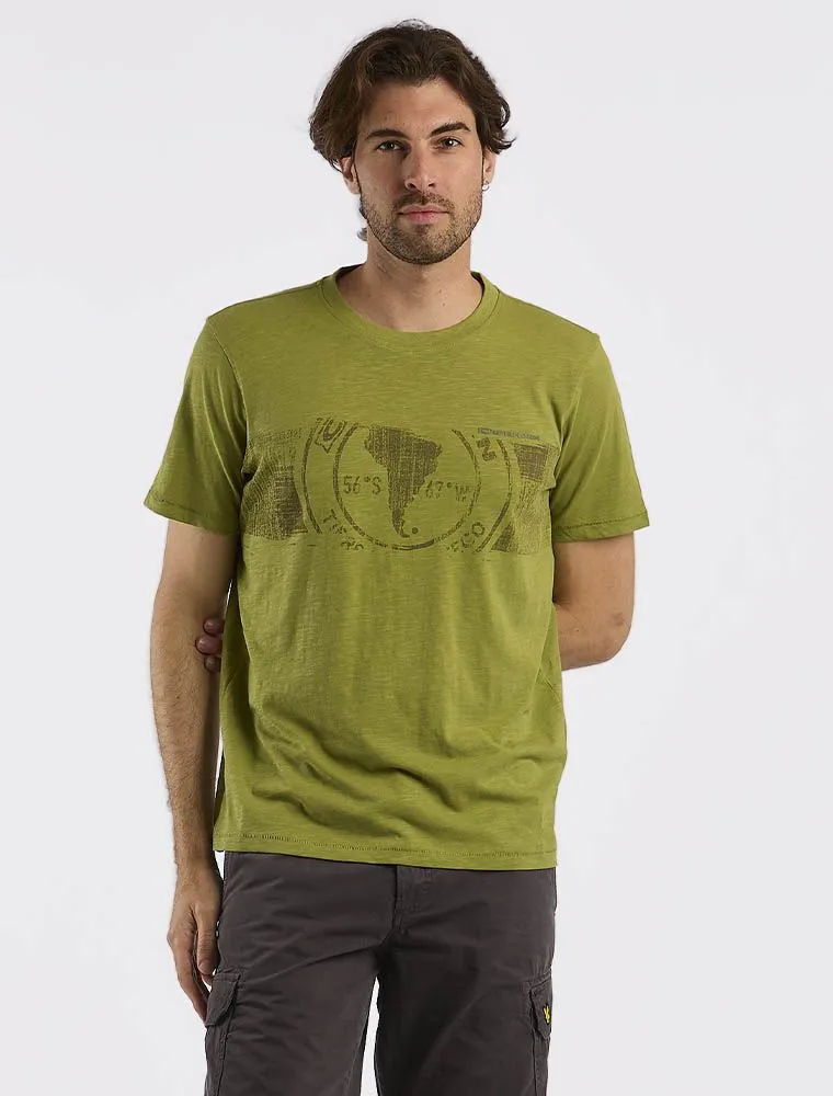 T-shirt Manica Corta Cape Horn - Cactus
