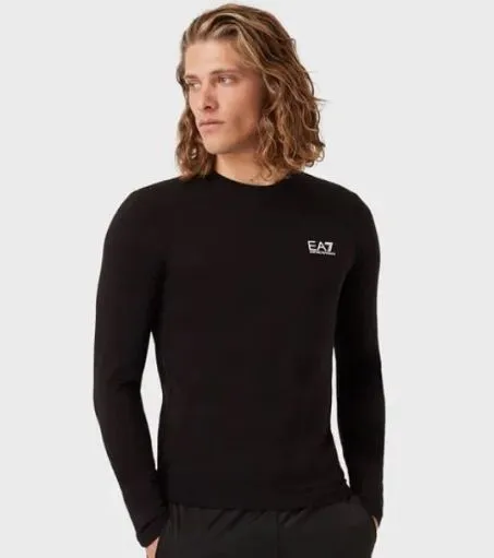 T-shirt Manica Lunga EA7 Emporio Armani 8NPT55 1200 Nero