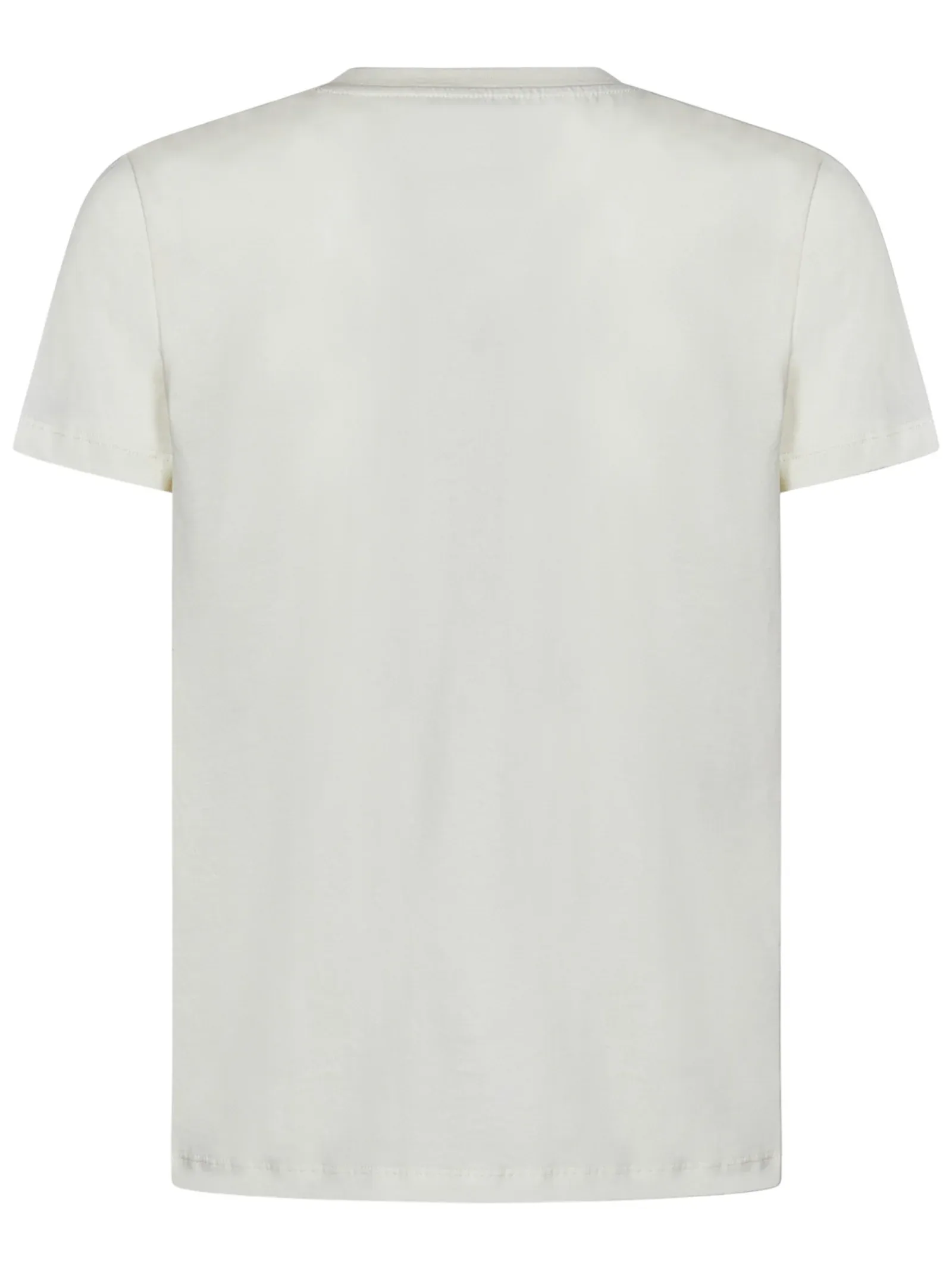 T-SHIRT PANNA IN COTONE
