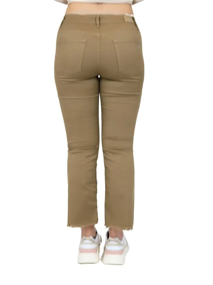 TAKE TWO  PANTALONE DKE6805 CAMMELLO