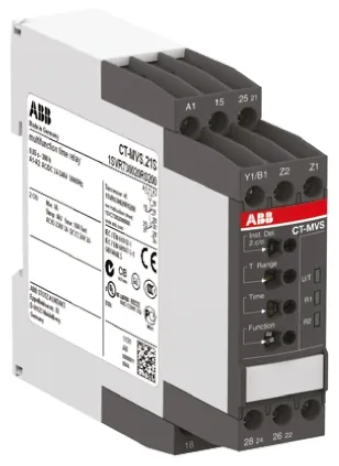 Timer Relay ABB, Guida DIN, a innesto