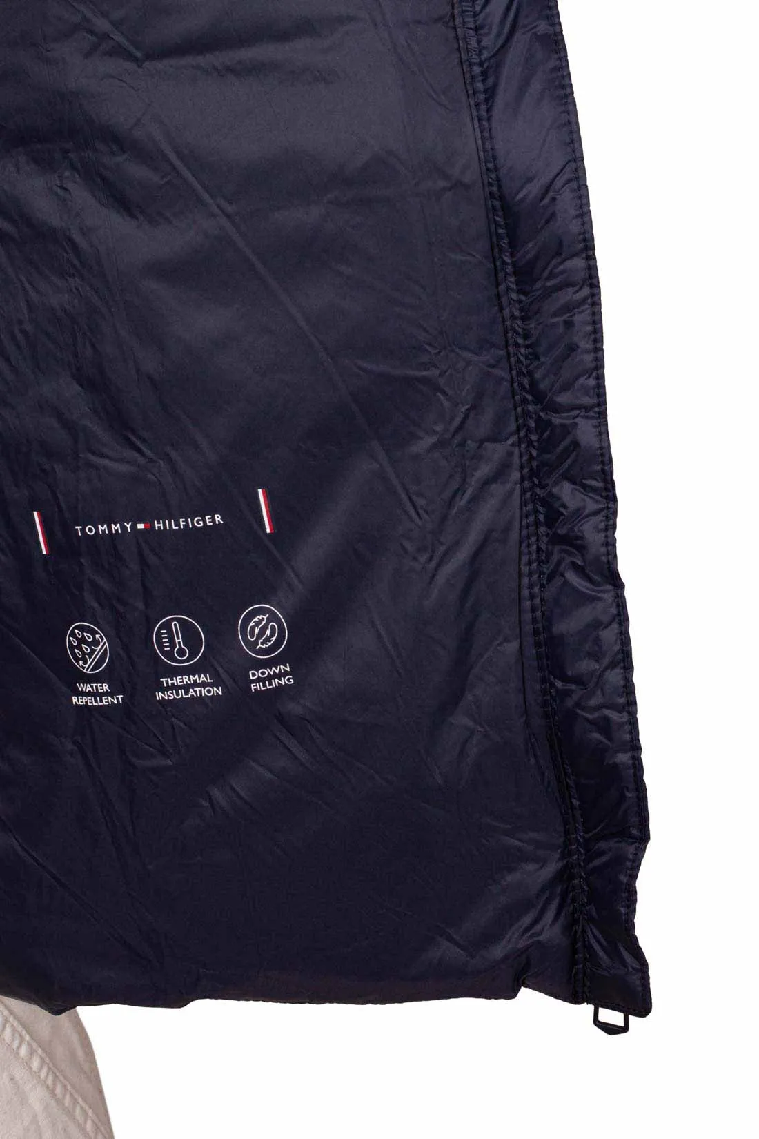 TOMMY HILFIGER Piumino donna idrorepellente con logo
