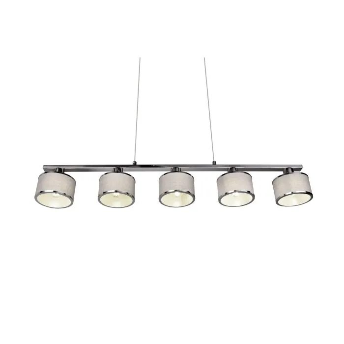 Trio KAPRUN Lampada a Sospensione Cromo, 5-Luci