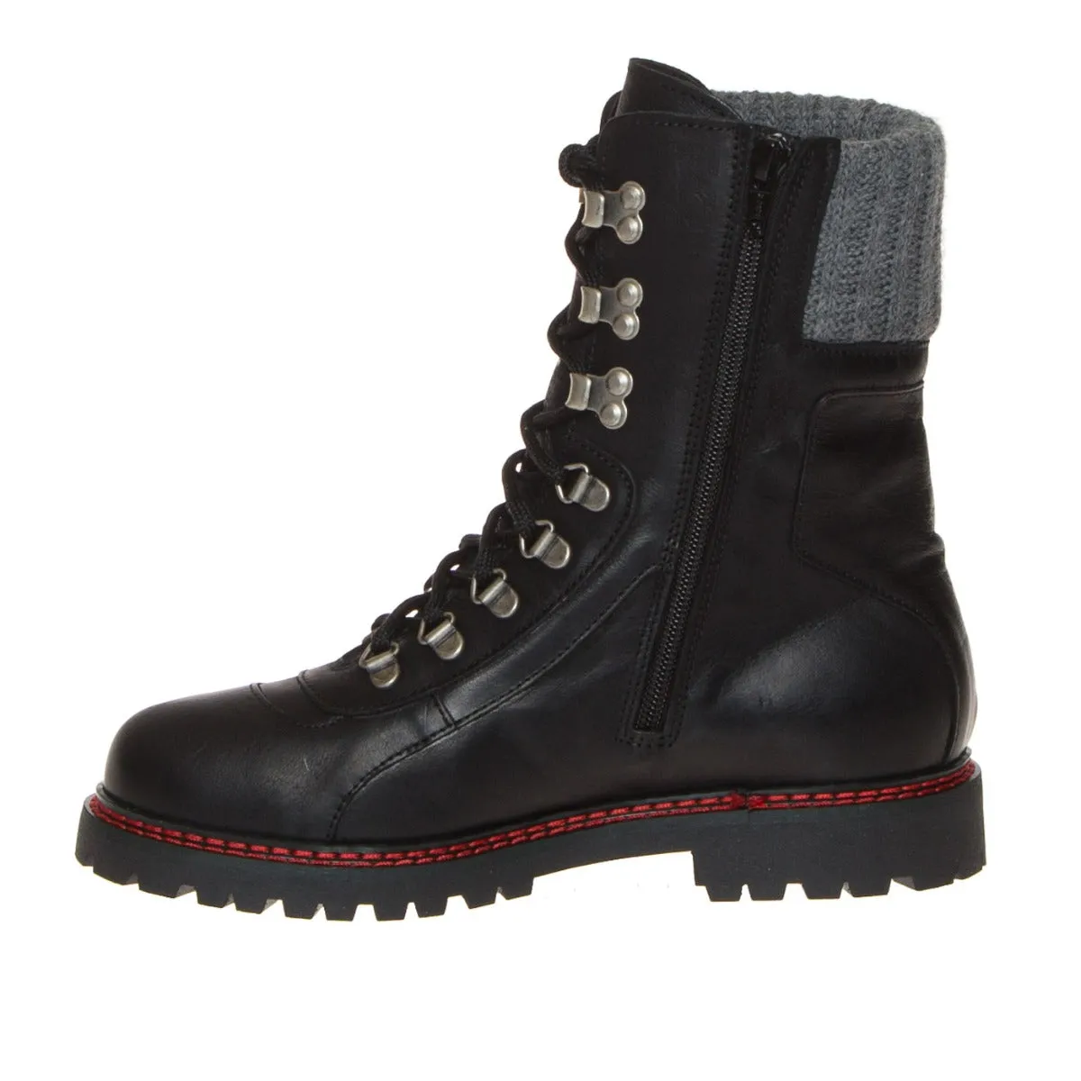 TYKO 22516 SCARPONCINO DONNA LANA NERO  