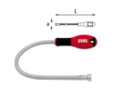 Utensile da presa flessibile/magnetico Usag, cap. sollevamento 0.4kg, lungh. 465 mm