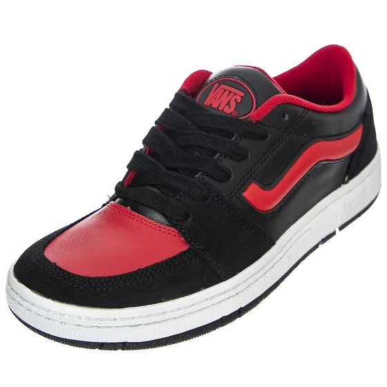 Vans UA Fairlane - Scarpe Stringate Profilo Basso Uomo Nere / Rosse    