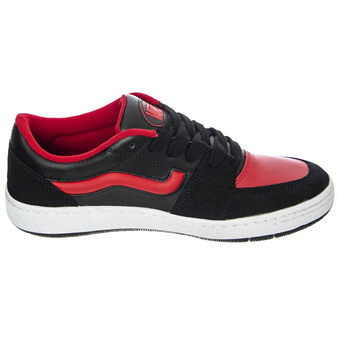 Vans UA Fairlane - Scarpe Stringate Profilo Basso Uomo Nere / Rosse    